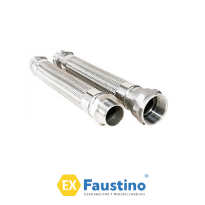ELETRODUTO FLEXIVEL EM INOX Á PROVA DE EXPLOSÃO FAUSTINO EX