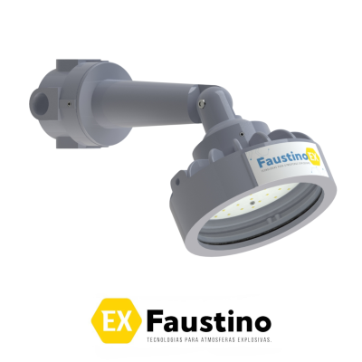 LUMINARIA LED A PROVA DE EXPLOSÃO ARANDELA - FAUSTINO EX