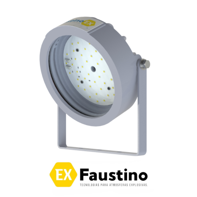 LUMINÁRIA LED A PROVA DE EXPLOSÃO HASTE PROJETOR - FAUSTINO EX